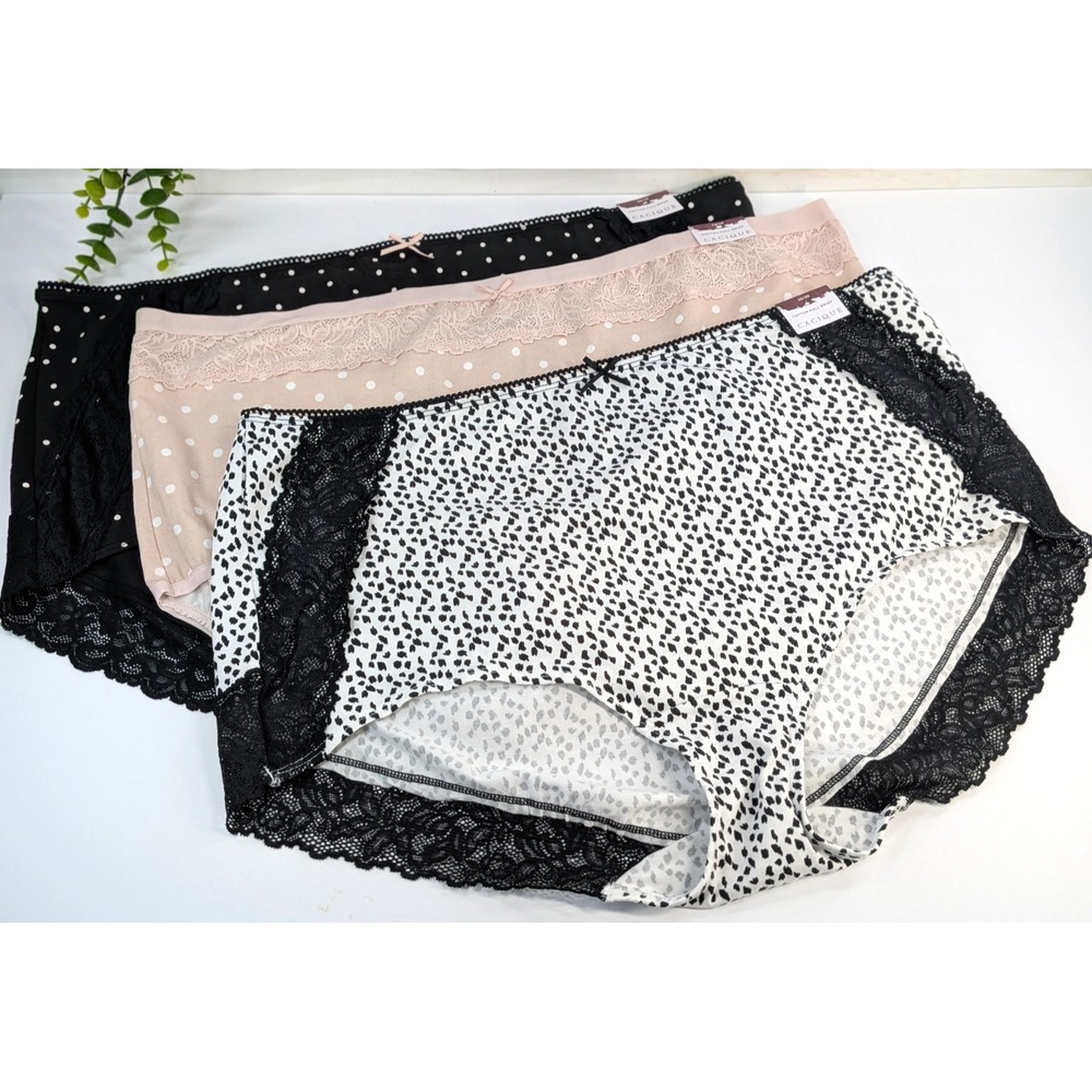 COQUETTE LOT 3 NWT 26/28😍Lane Bryant Cacique Cotton Full Brief Panties Baddie